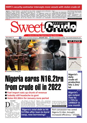 SweetCrude Monthly Edition - 12 Jan 2023