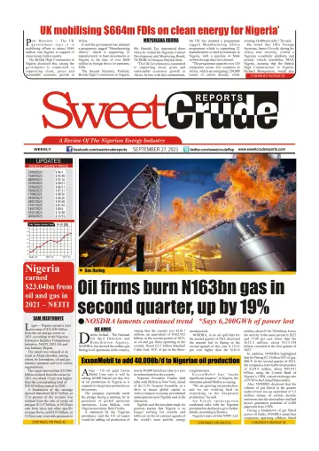 SweetCrude Weekly Edition - 27 Sep 2023