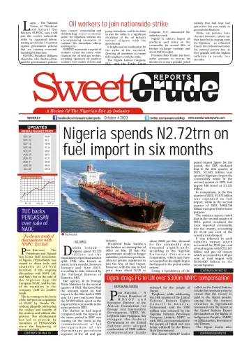 SweetCrude Weekly Edition - 4 Oct 2023