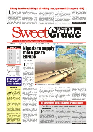 SweetCrude Weekly Edition - 29 nov. 2023