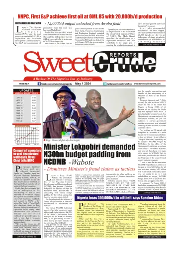 SweetCrude Weekly Edition - 1 May 2024
