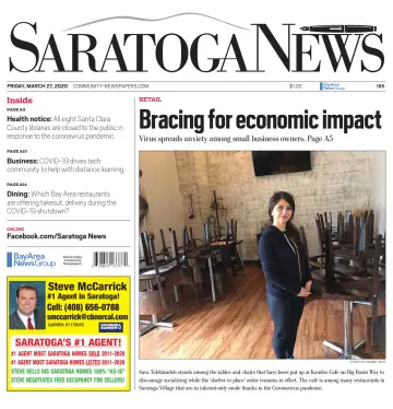 Saratoga News - 27 Mar 2020