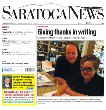 Saratoga News - 22 May 2020