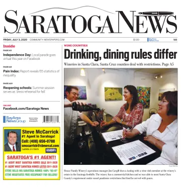 Saratoga News - 3 Jul 2020