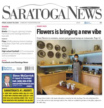 Saratoga News - 28 Aug 2020