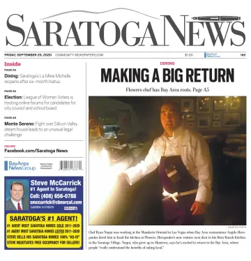 Saratoga News - 25 Sep 2020
