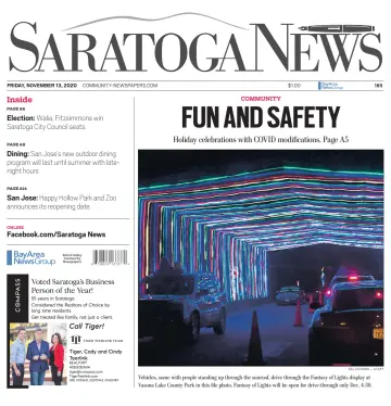 Saratoga News - 13 Nov 2020