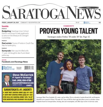 Saratoga News - 29 Jan 2021