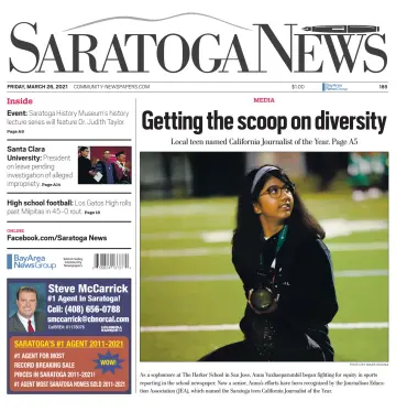 Saratoga News - 26 Mar 2021