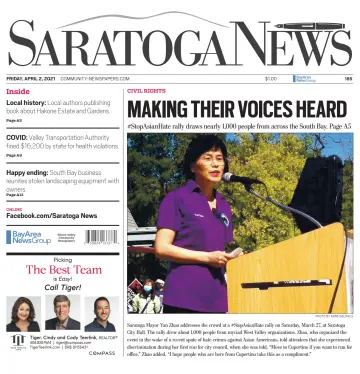Saratoga News - 2 Apr 2021