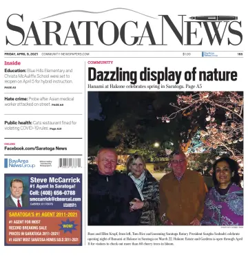 Saratoga News - 9 Apr 2021