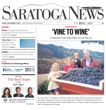 Saratoga News - 3 Sep 2021