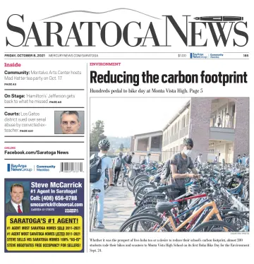 Saratoga News - 8 Oct 2021