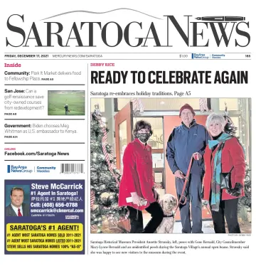 Saratoga News - 17 Dec 2021