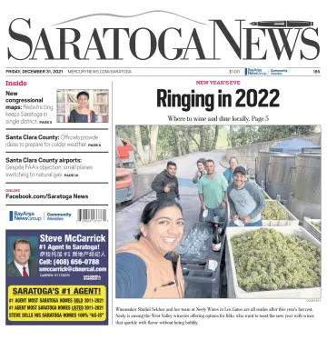 Saratoga News - 31 Dec 2021