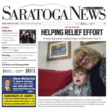 Saratoga News - 25 Mar 2022