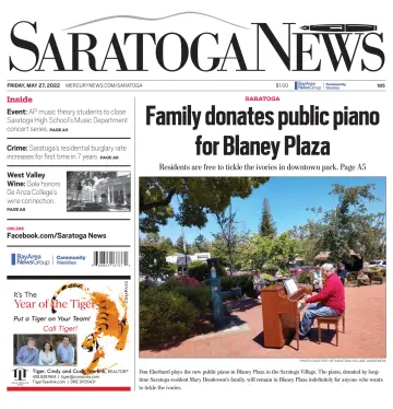 Saratoga News - 27 May 2022