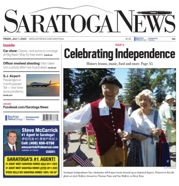 Saratoga News - 1 Jul 2022