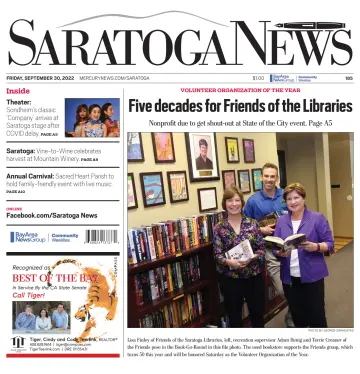 Saratoga News - 30 Sep 2022