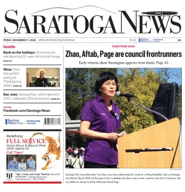 Saratoga News - 11 Nov 2022