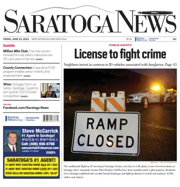 Saratoga News - 23 Jun 2023