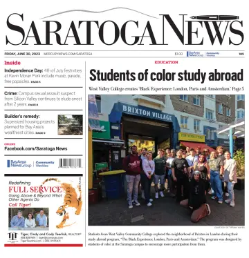 Saratoga News - 30 Jun 2023