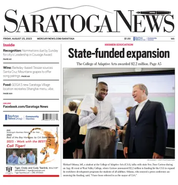 Saratoga News - 25 Aug 2023