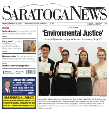 Saratoga News - 10 Nov 2023