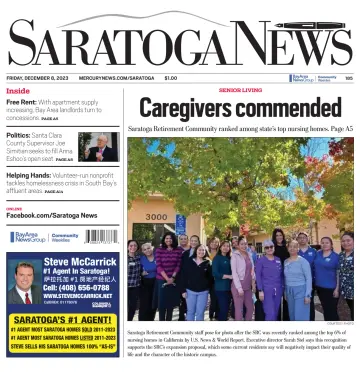 Saratoga News - 8 Rhag 2023