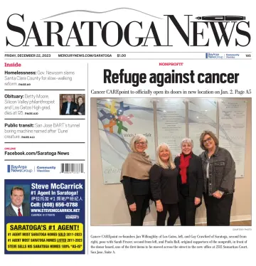 Saratoga News - 22 Rhag 2023