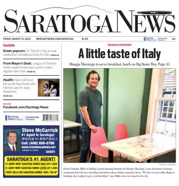 Saratoga News - 15 三月 2024