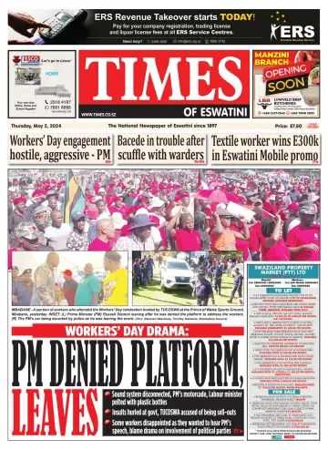 Times of Eswatini - 02 5月 2024