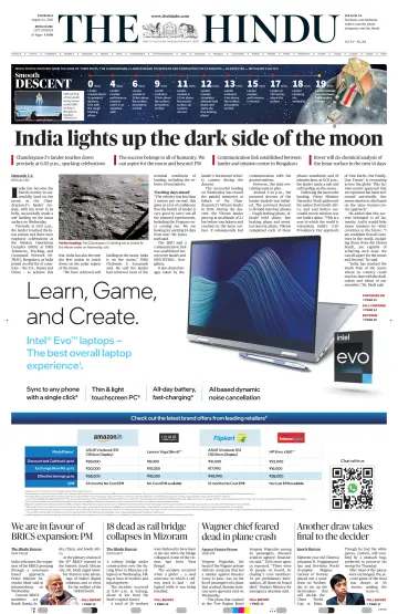 The Hindu (Bangalore) - 24 Aug 2023