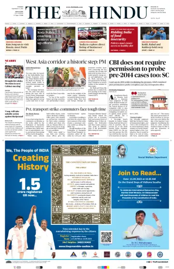The Hindu (Bangalore) - 12 Sep 2023