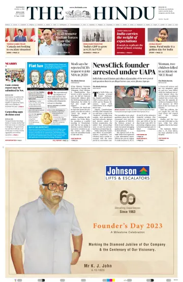 The Hindu (Bangalore) - 4 Oct 2023