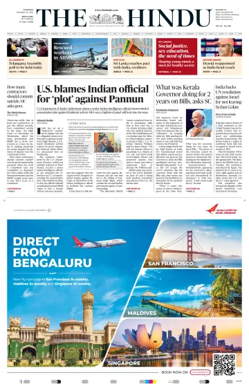 The Hindu (Bangalore) - 30 Nov 2023