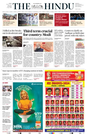 The Hindu (Bangalore) - 19 Feb 2024