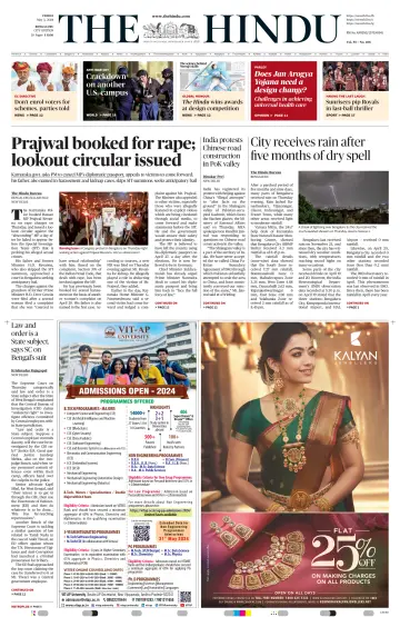 The Hindu (Bangalore) - 03 mai 2024