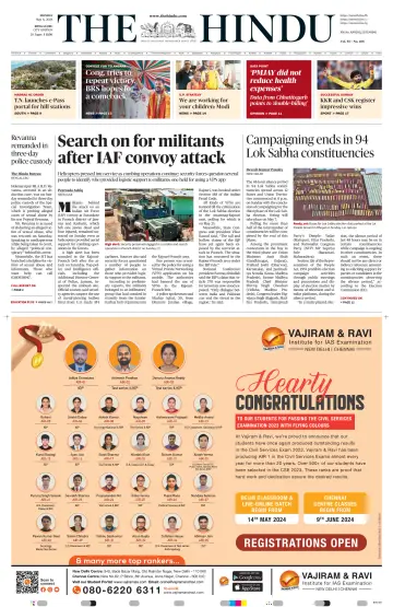 The Hindu (Bangalore) - 06 май 2024