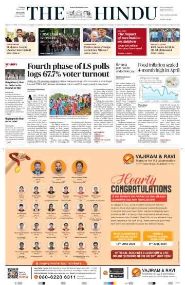 The Hindu (Bangalore) - 14 Mai 2024