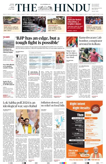 The Hindu (Chennai) - 13 Apr 2024