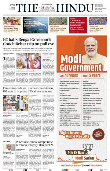 The Hindu (Chennai) - 18 Apr 2024