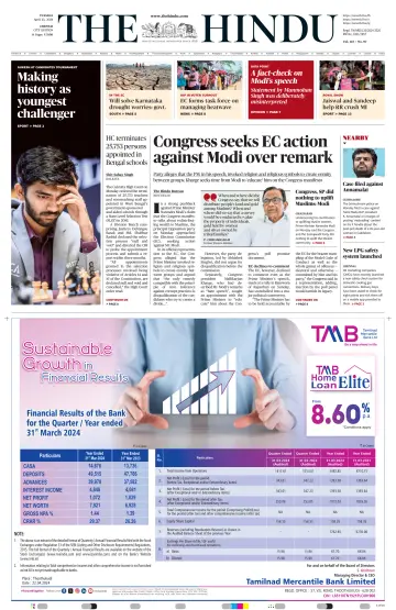 The Hindu (Chennai) - 23 Apr 2024