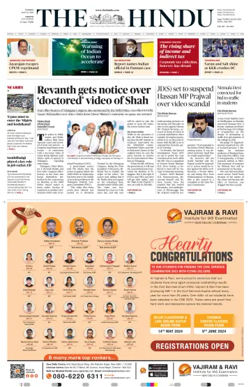 The Hindu (Chennai) - 30 Apr 2024