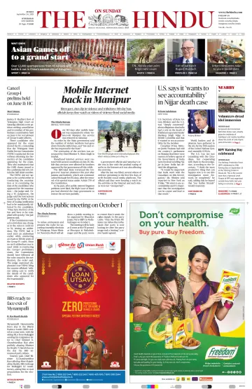 The Hindu (Hyderabad) - 24 Sep 2023