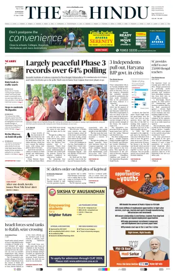 The Hindu (Hyderabad) - 08 mayo 2024