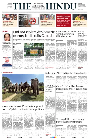The Hindu (Kochi) - 21 Oct 2023