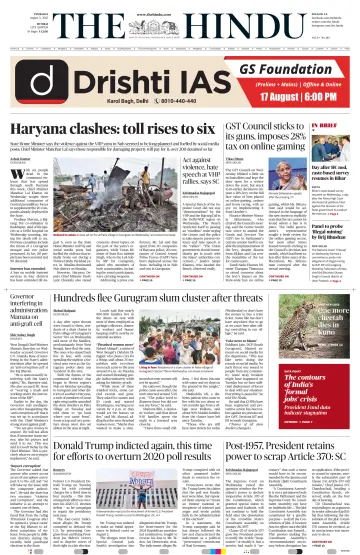 The Hindu (Mumbai) - 3 Aug 2023