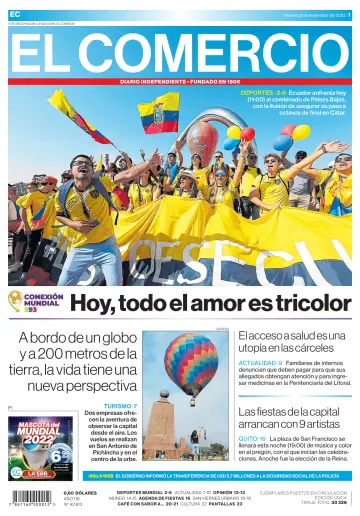 El Comercio (Ecuador) - 25 十一月 2022