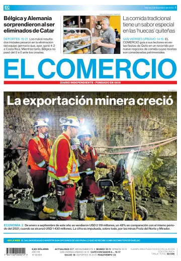 El Comercio (Ecuador) - 2 Dec 2022